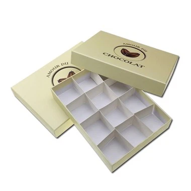 Pappersförpackning Choklad presentförpackning